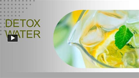 Ppt Detox Water Powerpoint Presentation Free To Download Id