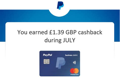 Paypal Business Debit Card Cashback Reward Channelx
