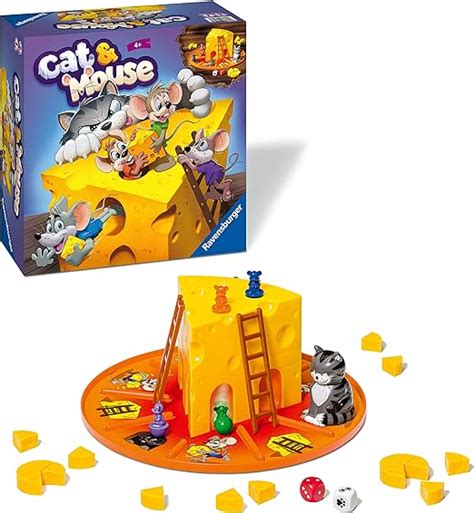 Ravensburger Cat And Mouse Board Game For Kids Age 4 Years And Up