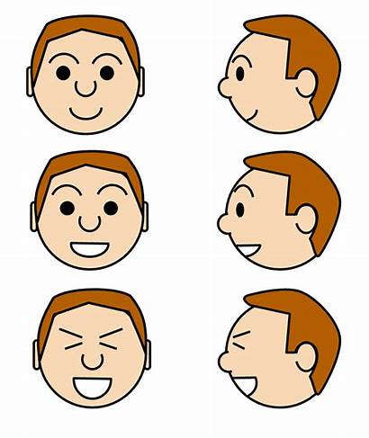 Expression Clip Facial Face Clipart Expressions Cliparts