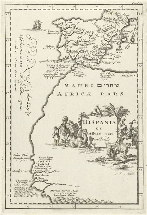 Map Of Spain And Part Of North Africa Posters And Prints By Jordaan Luchtmans