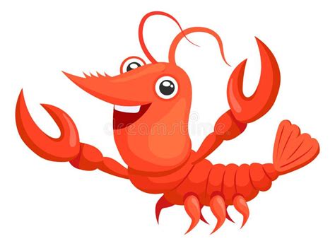 Funny Lobster Cartoon Stock Vector Illustration Of Lobster 24097434