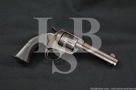 Colt Bisley Model Single Action Army Saa 38 40 Wcf Revolver Mfd 1901