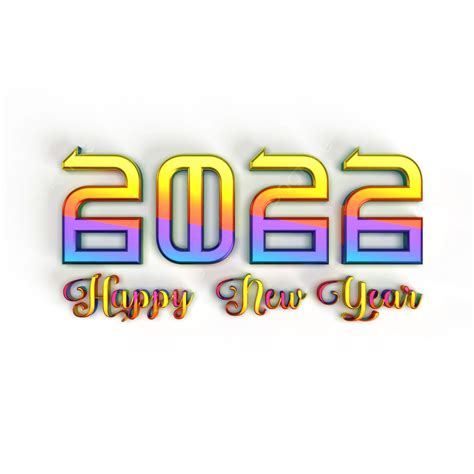 3d Feliz Año Nuevo Carta 2022 Png Feliz Año Nuevo 3d Feliz Año Nuevo