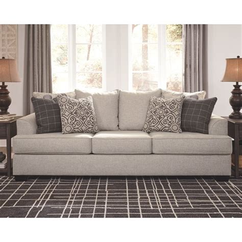 Signature Design By Ashley Velletri Polyster Fabric Upholstered Sofa In