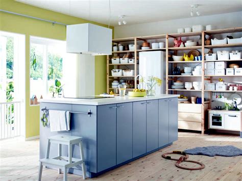 Shelves Instead Of Kitchen Cabinets Interior Design