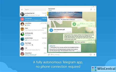 Telegram On Windows 10 Updated With New Features Wincentral