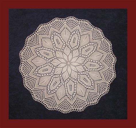 Card makers find that doilies work well for card crafting too. Free circular doily knitting pattern