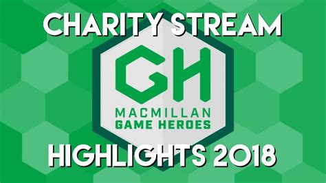 Macmillan Game Heroes 2018 Highlights Youtube