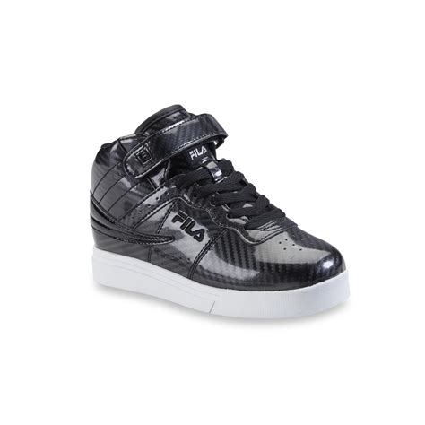 Fila Boys Vulc 13 Windshift Black High Top Sneaker Shoes Baby