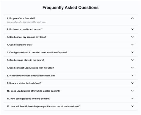 Faq Template The Hidden Benefits Of A Frequently Asked Questions Page