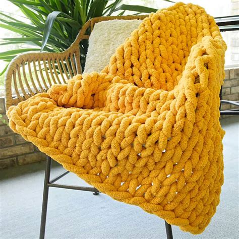 Chunky Knit Blanket Chunky Knit Throw Chenille Bulky Blanket Crochet Blanket Knitfirst