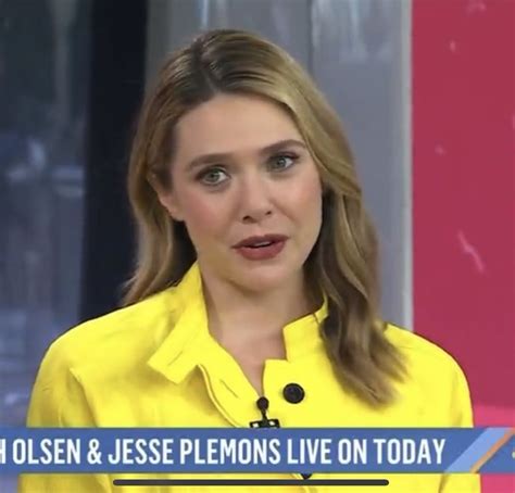 elizabeth olsen access on twitter elizabeth olsen on the today show to promote love and death