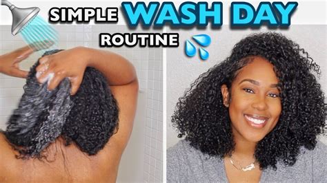 IT S WASH DAY MY SIMPLE NATURAL HAIR ROUTINE START TO FINISH YouTube