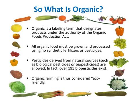 The Difference Between Organic Food And Conventional Food
