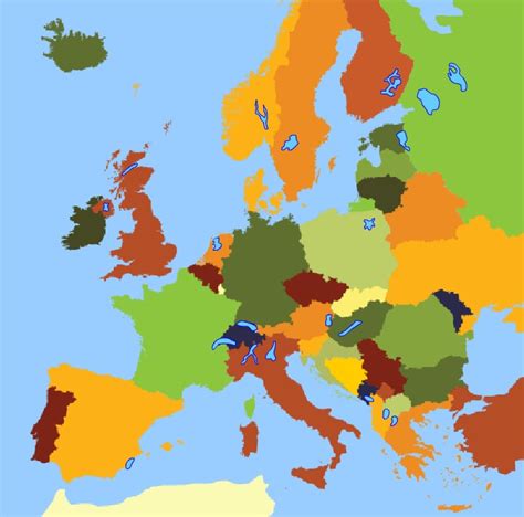 Mapa Interactivo De Europa Lagos De Europa Toporopa Interactive Maps