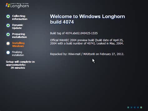 Windows Longhorn Build 4074 Download Iso Clipsever