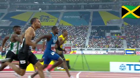 Nigel ellis finished second in 10.08 Watch: Yohan Blake beats Justin Gatlin to qualify for 100m ...
