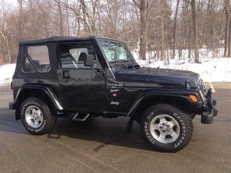 Along with new jk wrangler soft tops, rugged ridge includes whisper bars that will reduce wind and road noise associated with other frameless tops. Find used 2001 JEEP WRANGLER SPORT * 4X4 * SOFT TOP ...