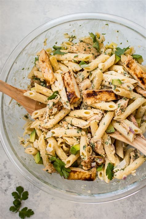 This Healthy Grilled Chicken Pasta Salad Is Full Of Fresh Summer