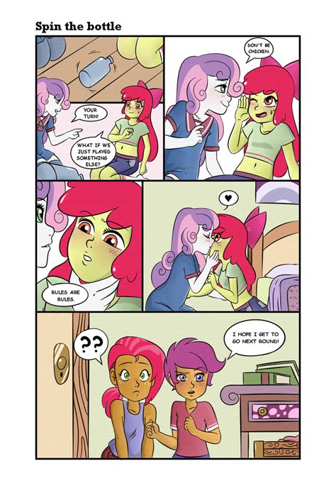 Apple Bloom Artist Astrosaurio Babs Seed Belly Button Blushing Clothes Comic