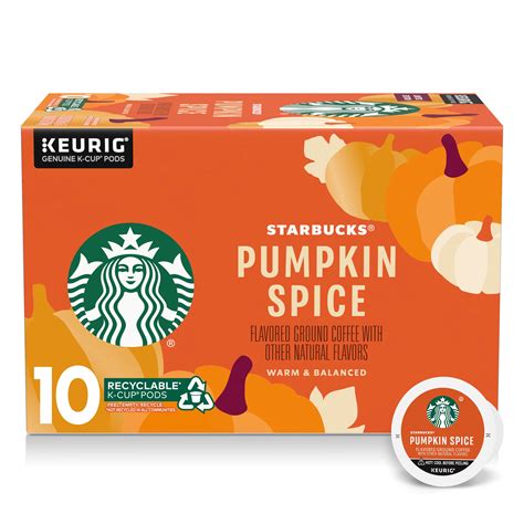 Starbucks Pumpkin Spice Flavored Coffee Single Serve Coffee K Cups