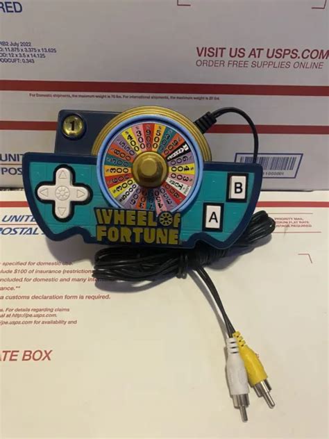 Wheel Of Fortune Plug N Play Tv Game System Jakks Pacific 1st Edition