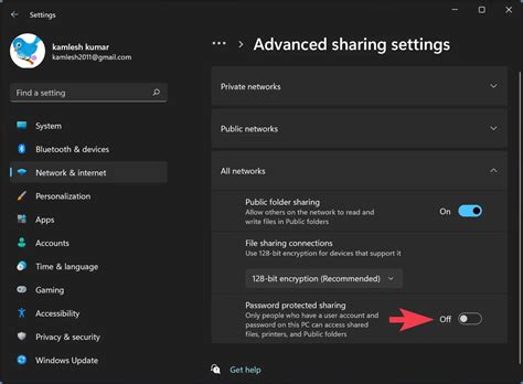 How To Enable Or Disable Password Protected Sharing In Windows