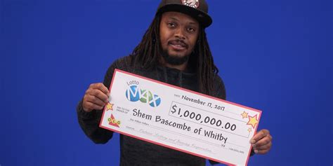 On saturday december 22nd, there will be more chances to win 5 guaranteed prizes, plus the jackpot. Shem Bascombe of Whitby wins $1 million in Lotto Max draw | DurhamRegion.com