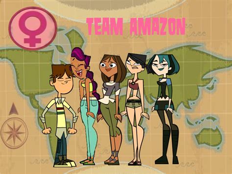 Image Team Amazon 2 By Cartoon Maniac D2se0bopng Total Drama Wiki