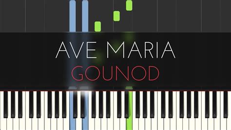 Ave Maria Bachgounod 🎹 Piano Accompaniment Tutorial Youtube