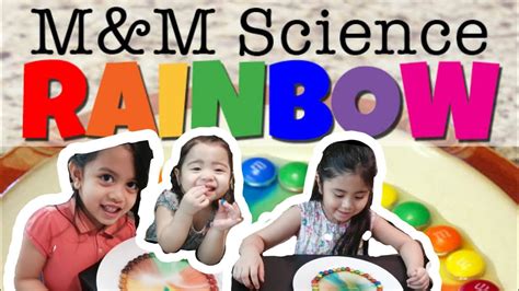Mandms Rainbow Experiment Candy Science Steam Multi Levels Kids