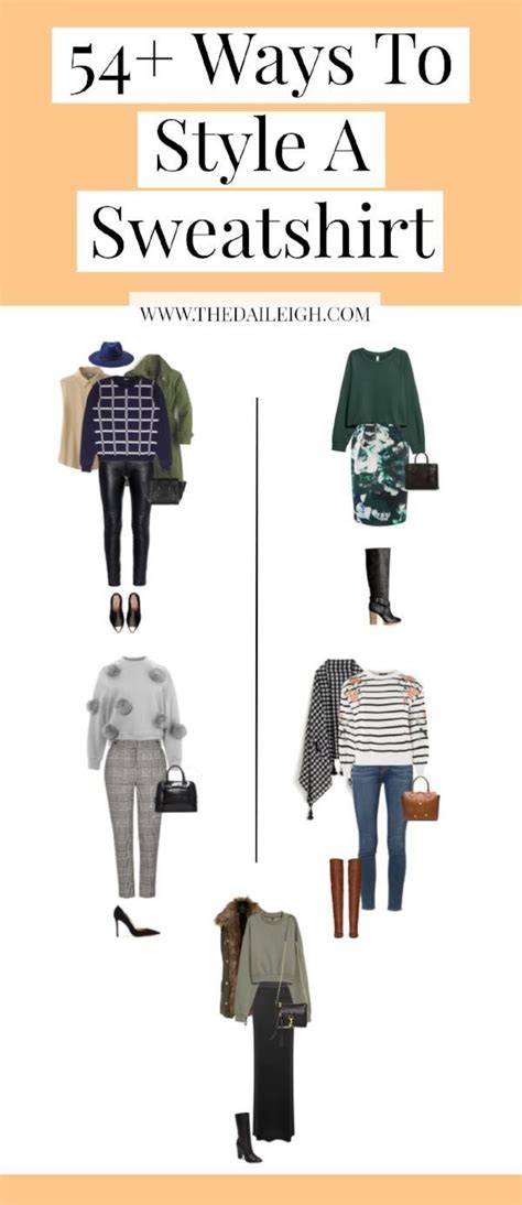 How To Style A Sweatshirt | Sweatshirt Outfit Ideas | How To Dress