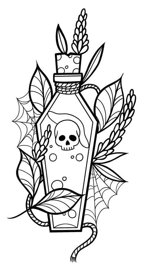 Poison Bottle Tattoo Design Artofit