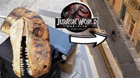 New Dinosaur And Chris Pratt Behind Scenes Of Jurassic World Dominion Youtube
