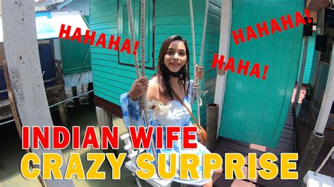 Indian Wife Crazy Surprise Filipino Indian Couple Youtube