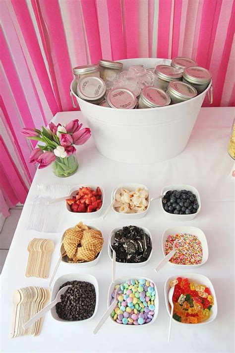This Mason Jar Ice Cream Bar Will Make Any Party A Hit Party Ideas