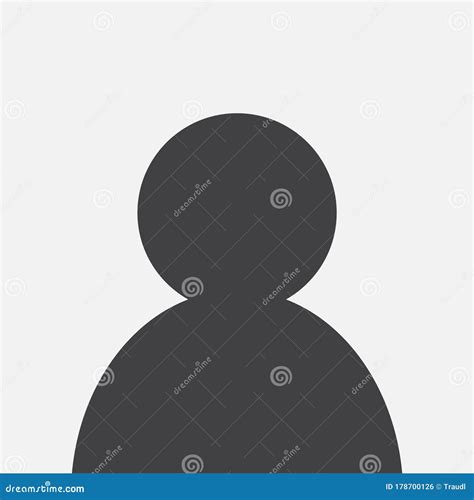 Blank Black And White Image Placeholder Icon Design Stock Vector