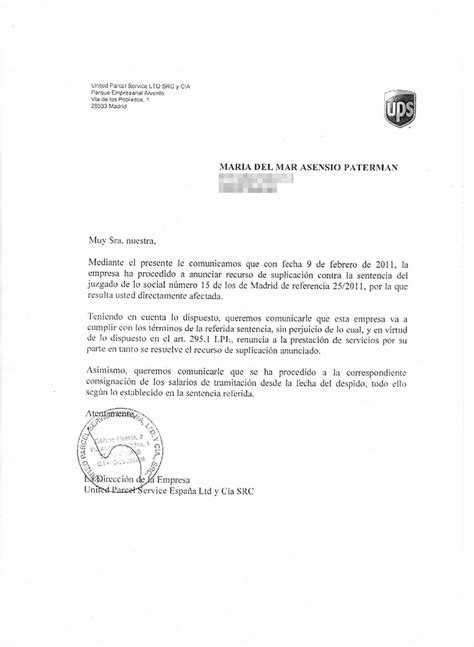 Modelo Carta De Preaviso De Despido Panama Financial Report