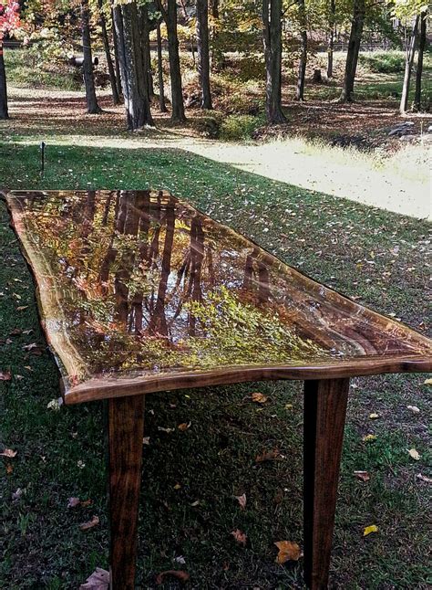Epoxy Resin On Outdoor Table Richard Parsons
