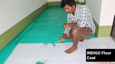 Indigo Floor Coat Indigo Floor Painting Indigo Green Floor Floor