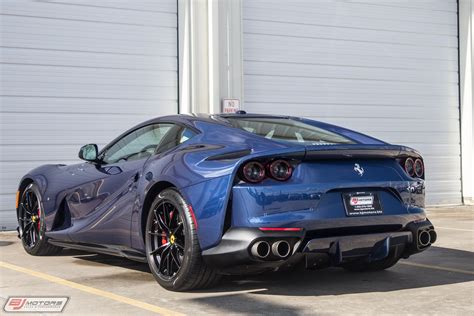 Seen in silhouette, the 812 superfast has a fastback sleekness: Used 2018 Ferrari 812 Superfast TDF Blue w Blue Sterling ...