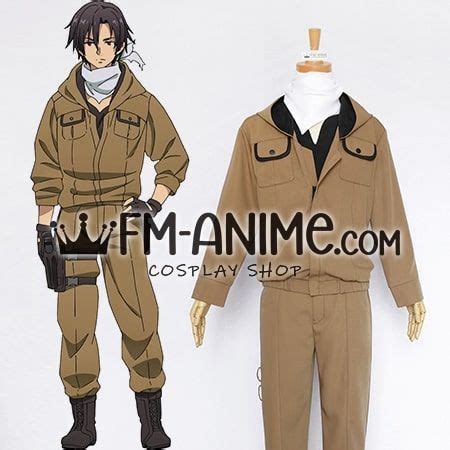 Anime Cosplay Eighty Six Shinei Nouzen Brown Military Uniform Cosplay Costume Commission