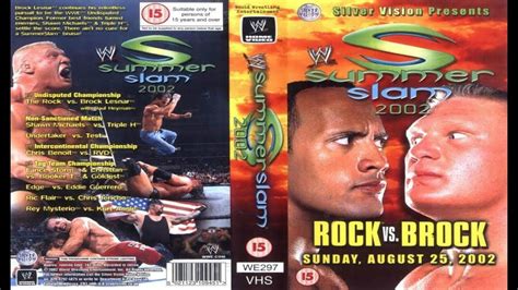 Wwe Summerslam 2002 Review Hbk Vs Hhh And Rock Vs Lesnar Is This The Greatest Summerslam