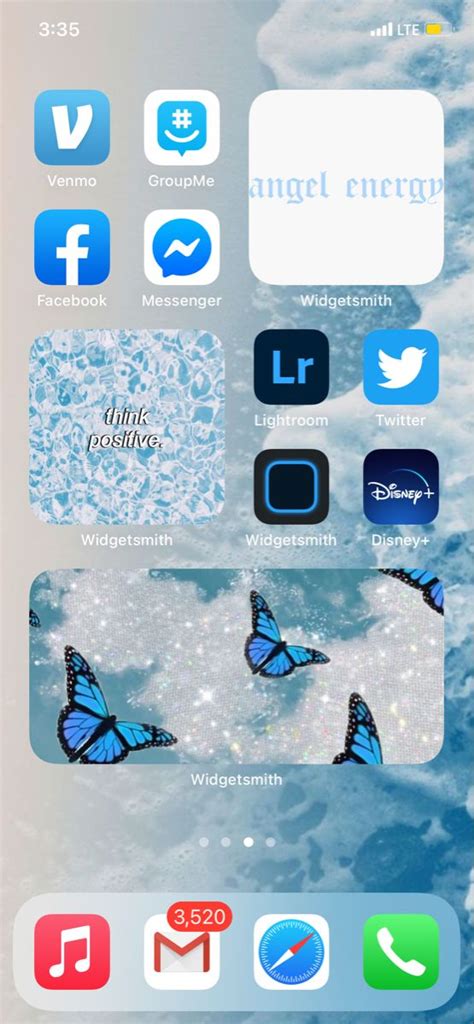 Blue Themed Home Screen Ideas Straphie
