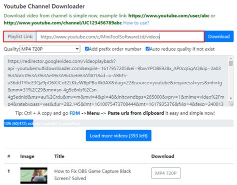 Des méthodes faciles pour télécharger toutes les vidéos d'une chaîne