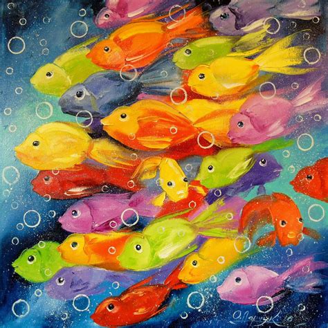 Fish Art Print By Olhadarchuk Art X Small Paintings For Sale Sale