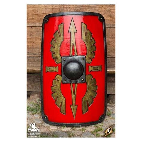 Scutum Roman Shield 40in X 26in Larp Tower Shield Legion Costume
