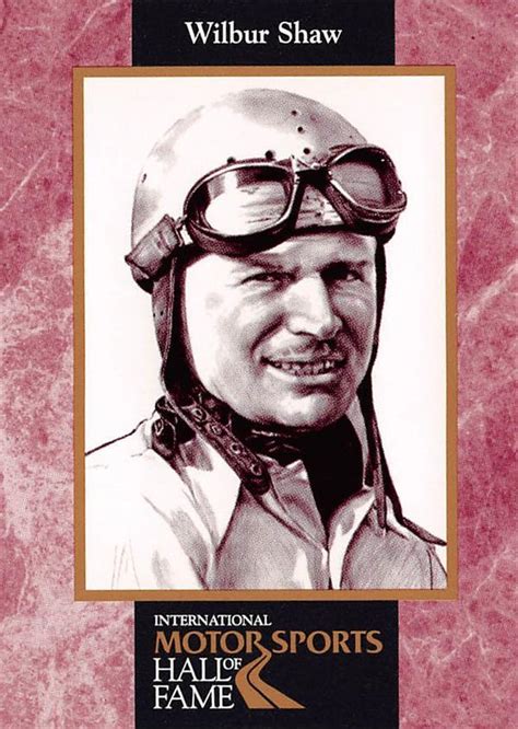 Motor city, lefkosa, nicosia, cyprus. Wilbur Shaw trading card (International Motor Sports Hall ...