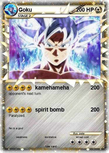 Pokémon Goku 10865 10865 Kamehameha My Pokemon Card